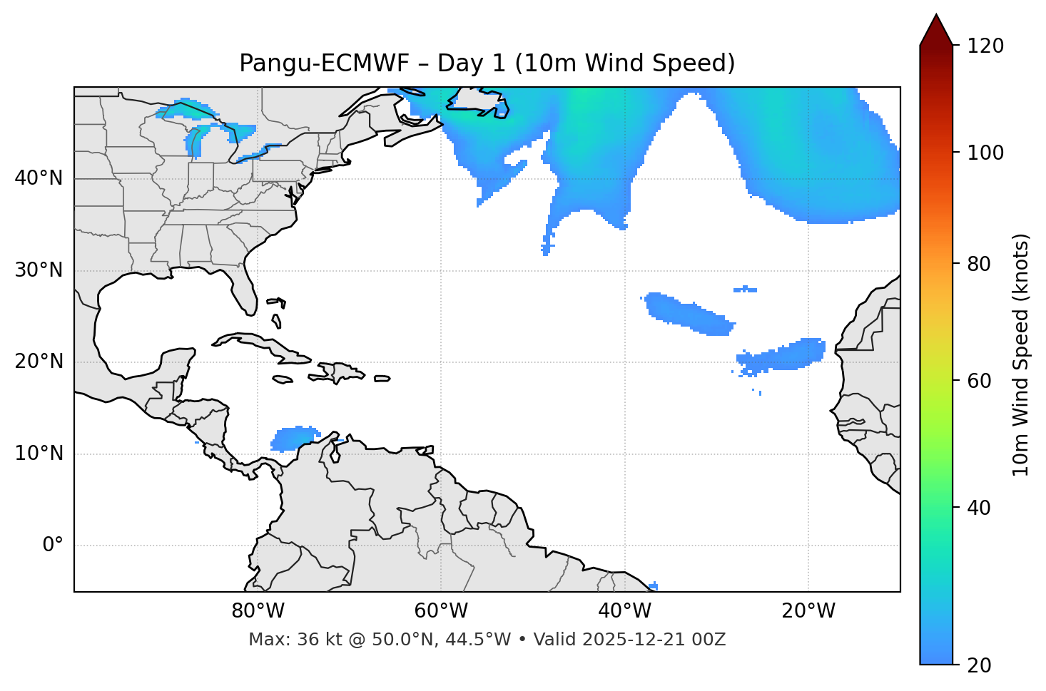 Pangu-ECMWF - Day 01