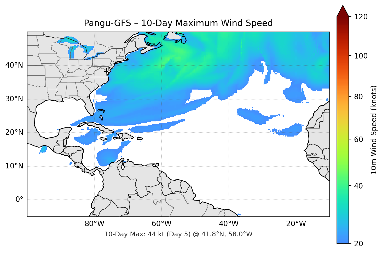 Pangu-GFS 10-Day Max