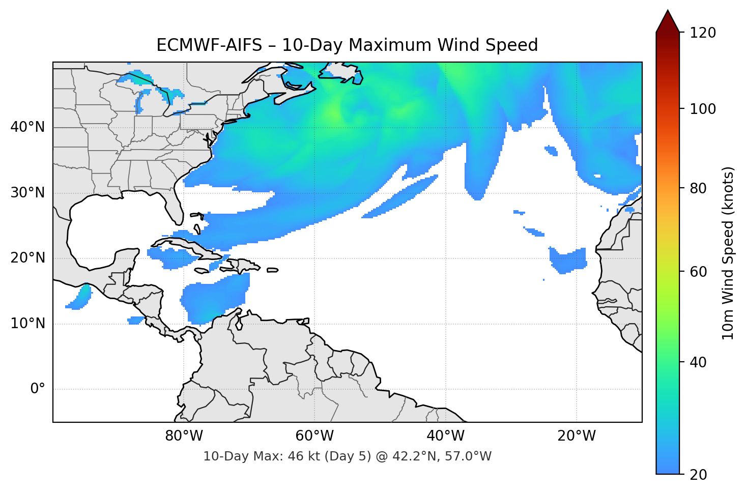 ECMWF-AIFS 10-Day Max