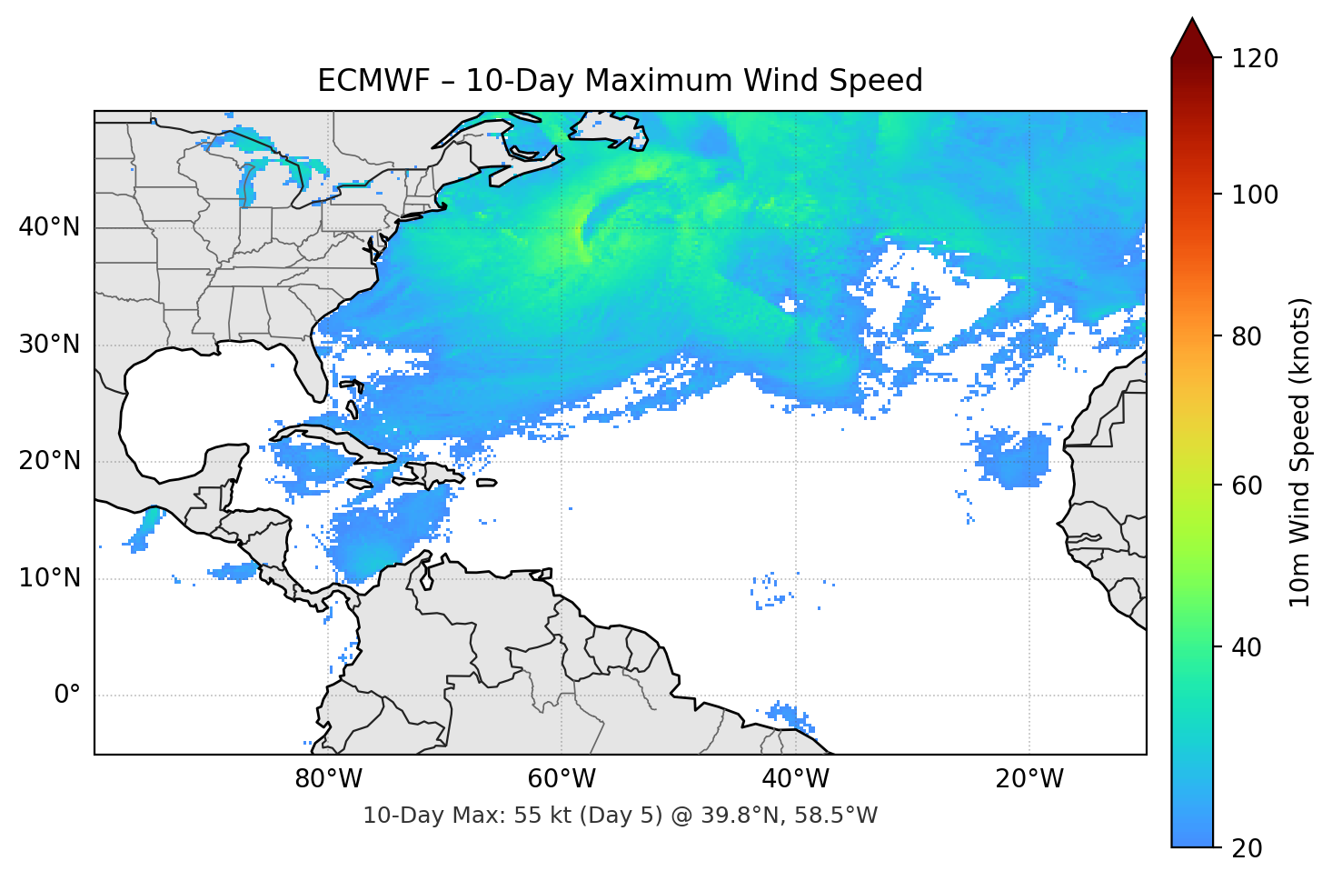 ECMWF 10-Day Max