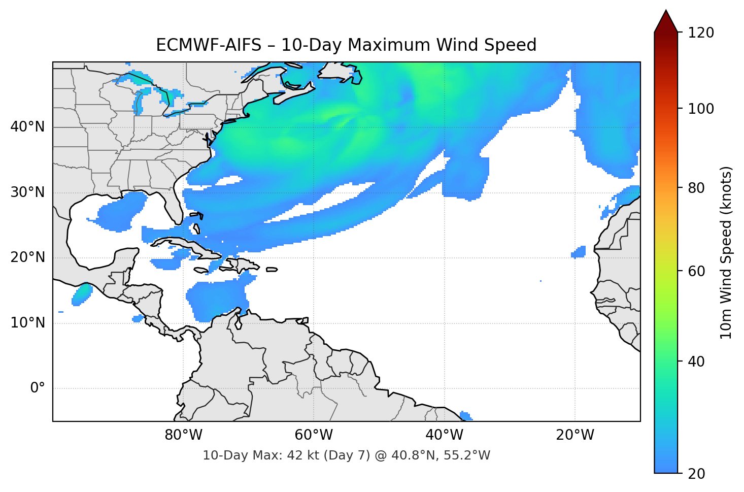 ECMWF-AIFS 10-Day Max