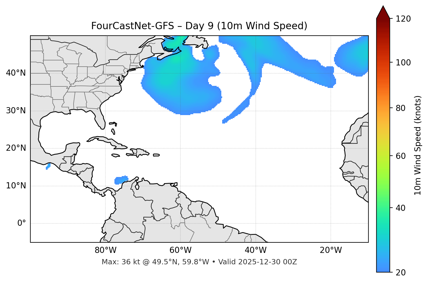 FourCastNet-GFS - Day 09