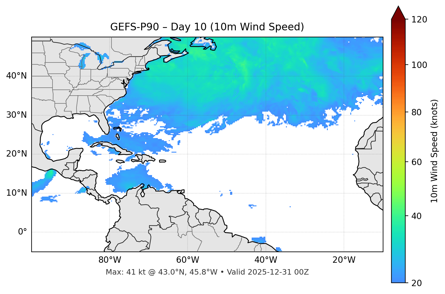 GEFS-P90 - Day 10