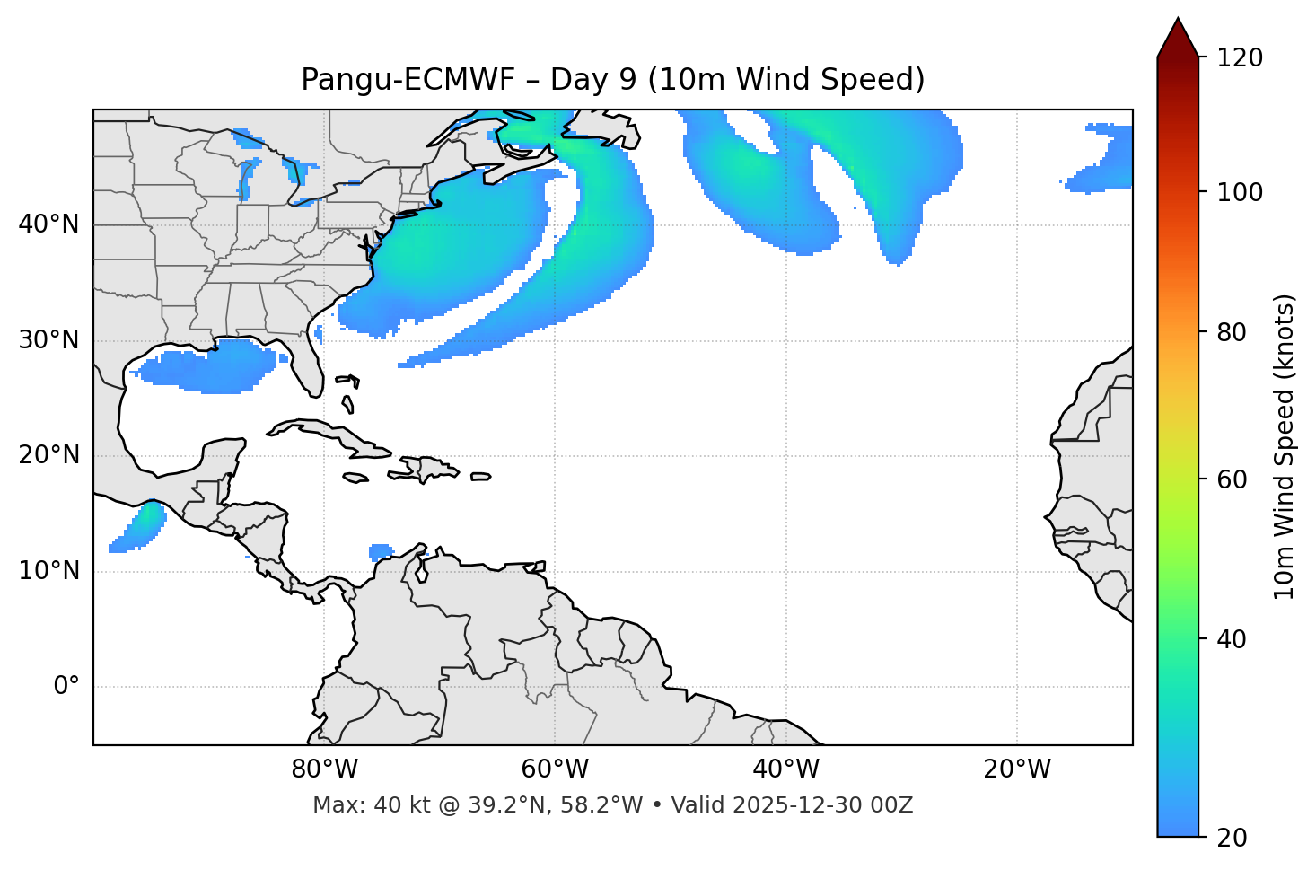 Pangu-ECMWF - Day 09