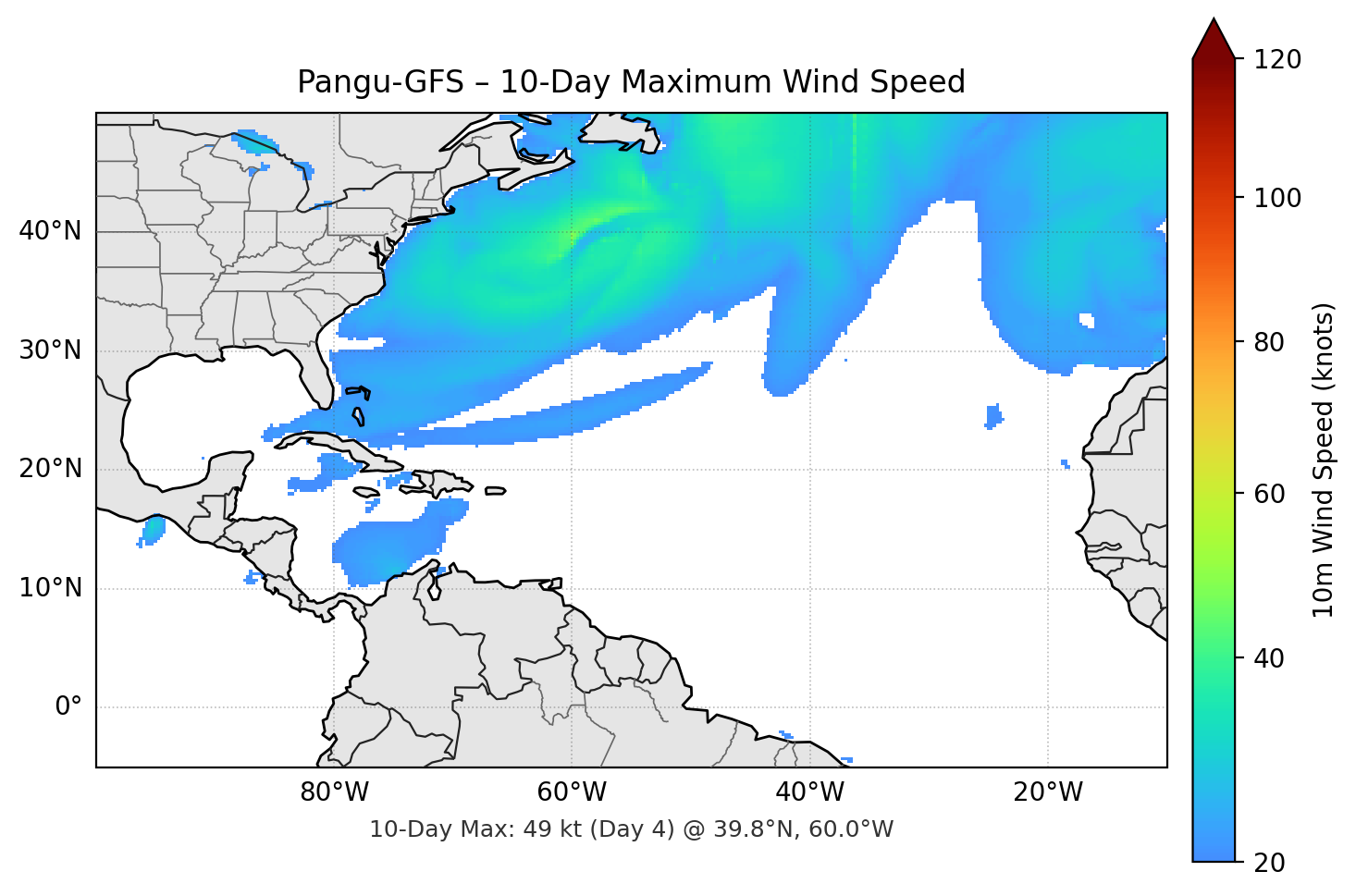 Pangu-GFS 10-Day Max