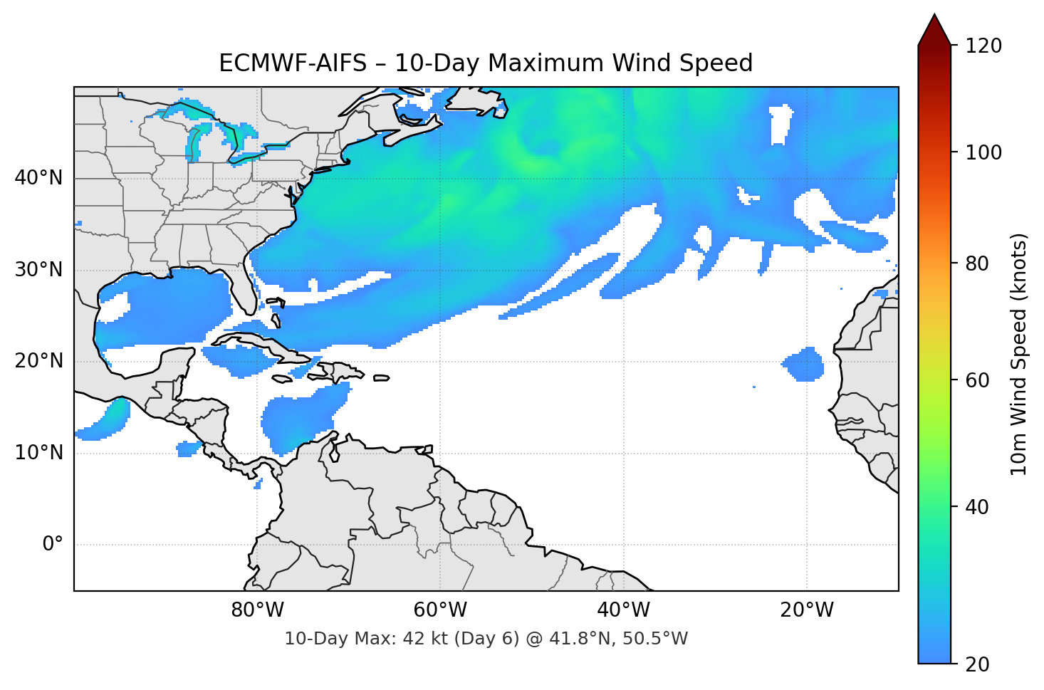 ECMWF-AIFS 10-Day Max
