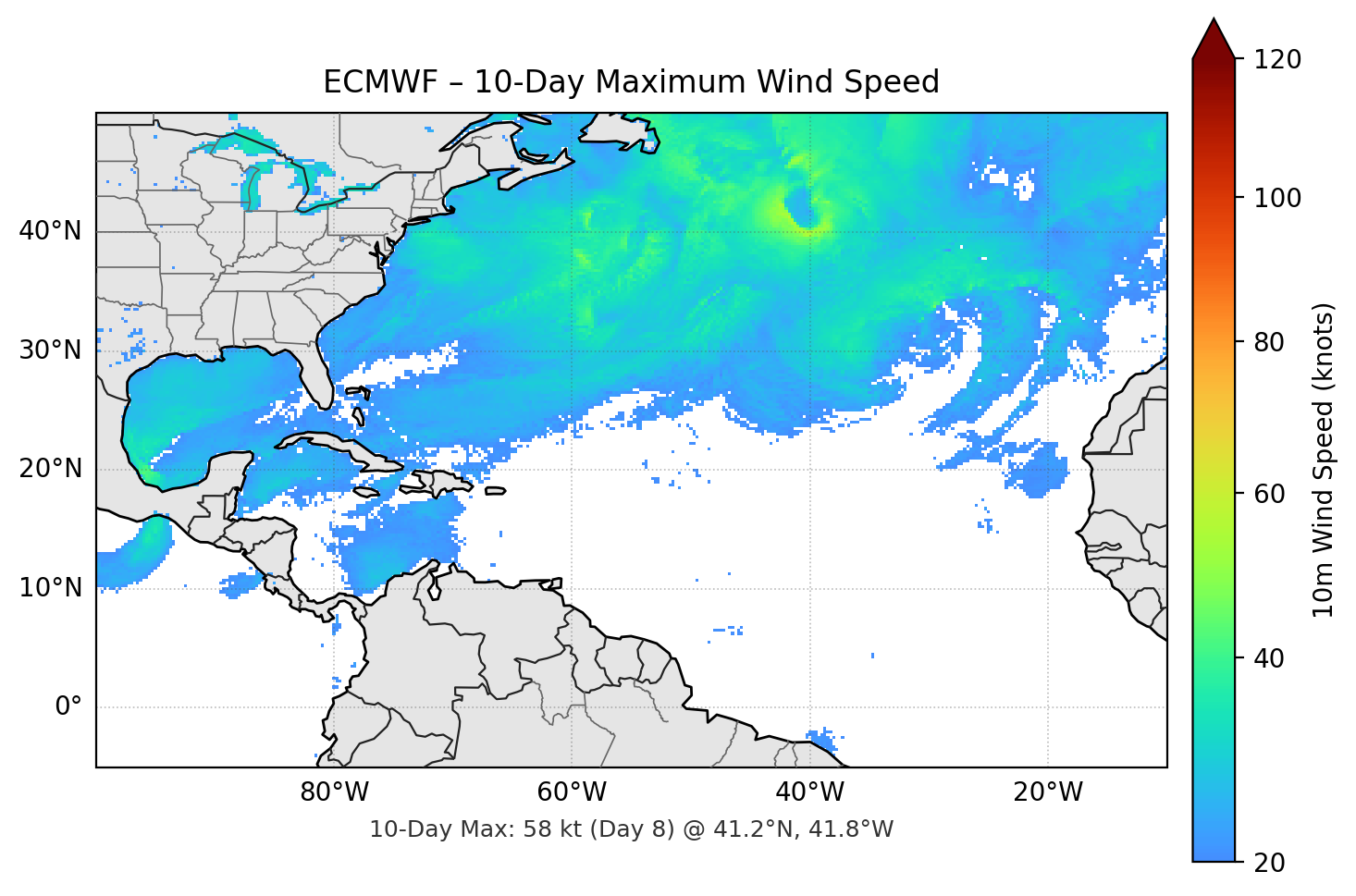 ECMWF 10-Day Max