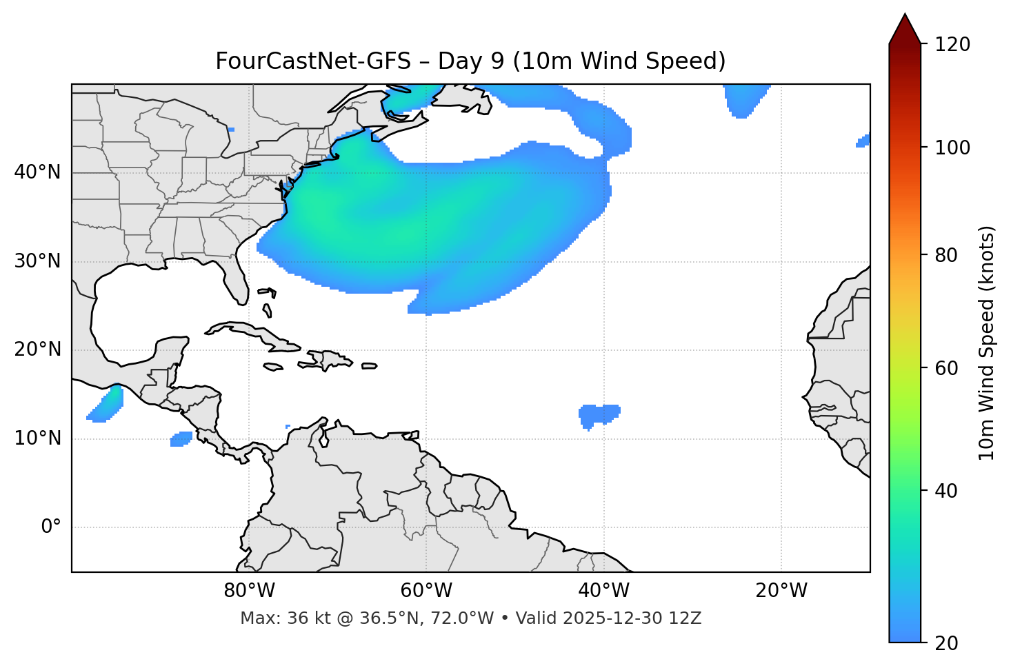 FourCastNet-GFS - Day 09