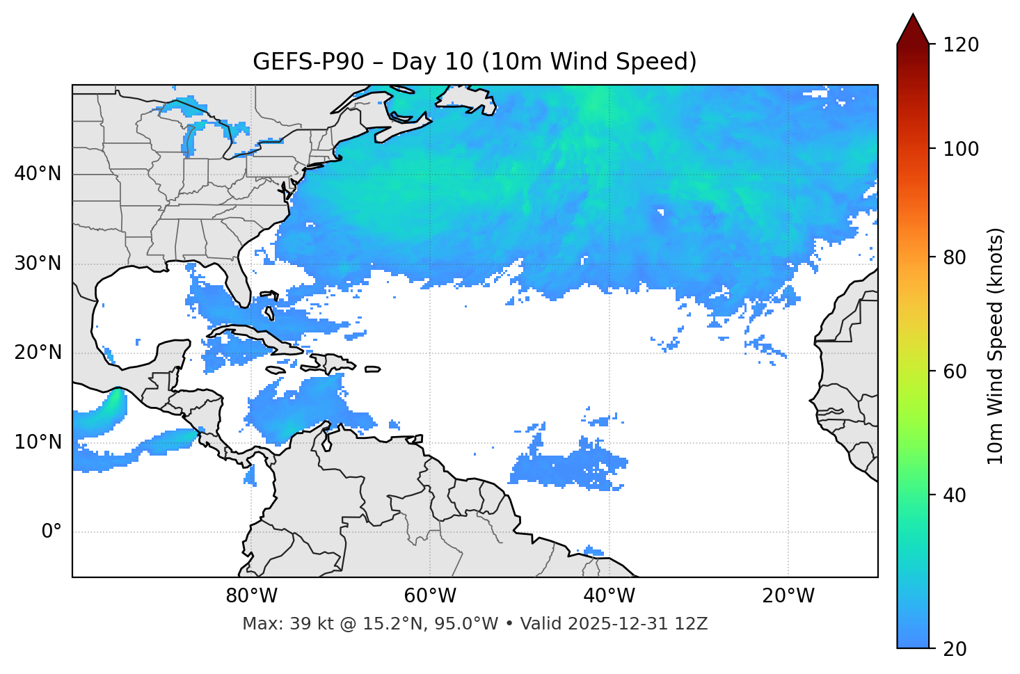 GEFS-P90 - Day 10