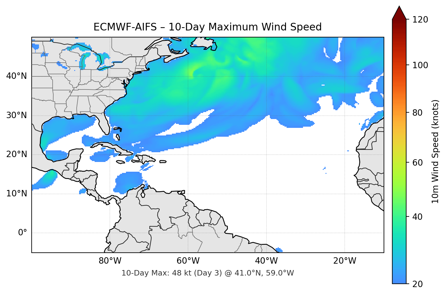 ECMWF-AIFS 10-Day Max
