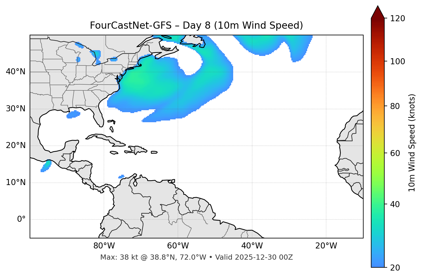 FourCastNet-GFS - Day 08