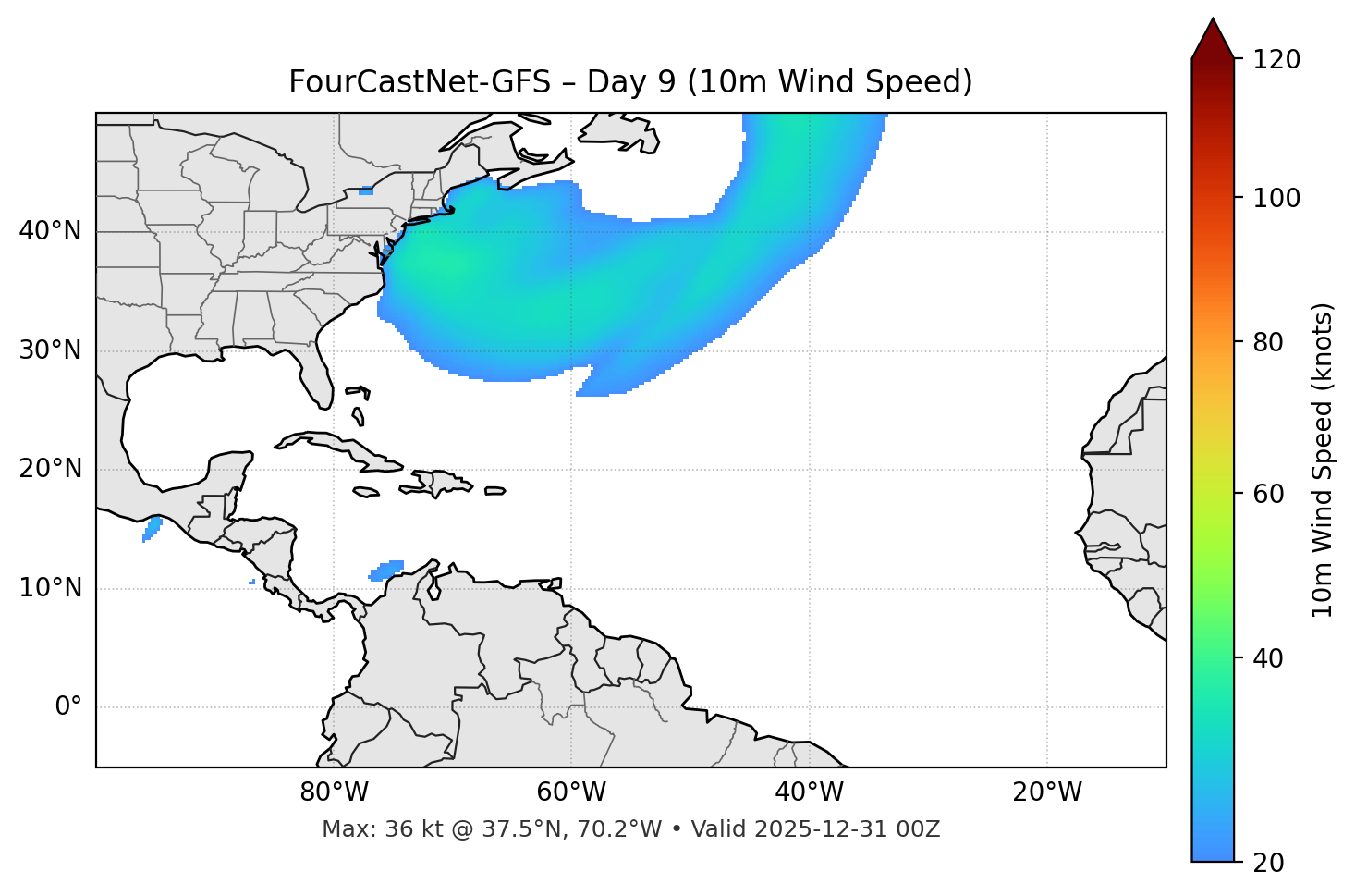 FourCastNet-GFS - Day 09