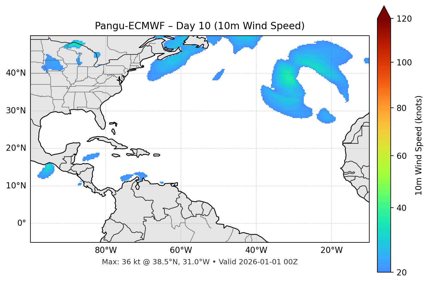 Pangu-ECMWF - Day 10