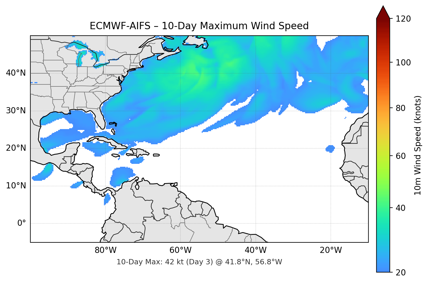 ECMWF-AIFS 10-Day Max
