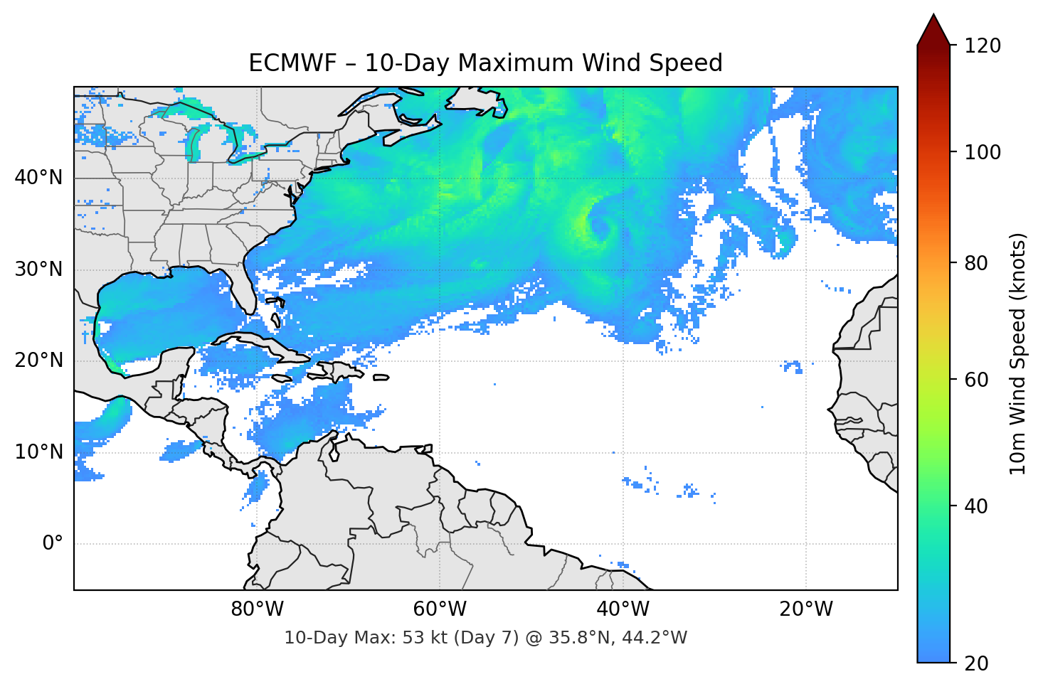 ECMWF 10-Day Max