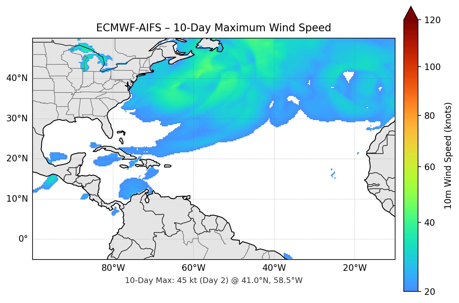 ECMWF-AIFS 10-Day Max