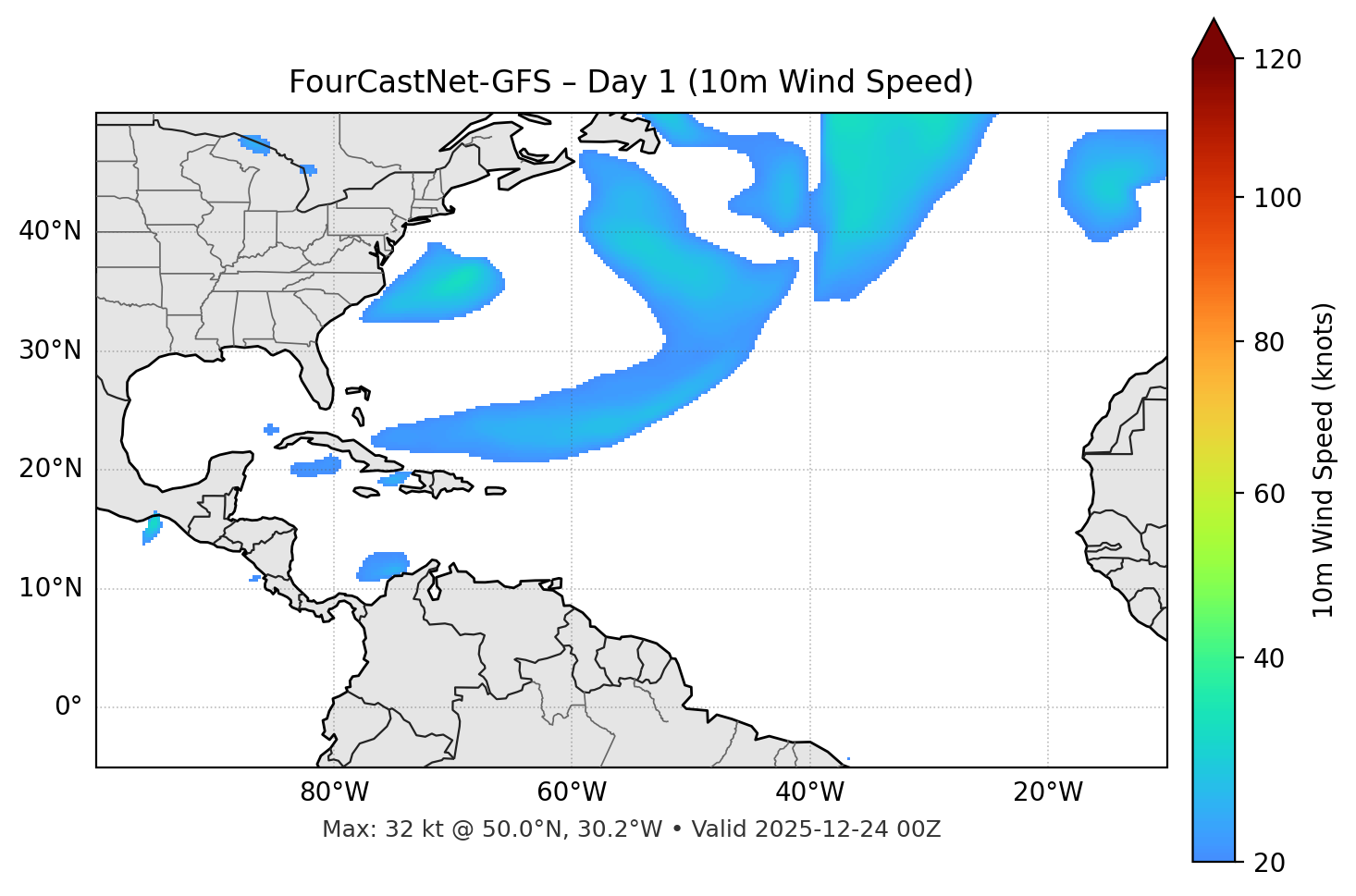 FourCastNet-GFS - Day 01