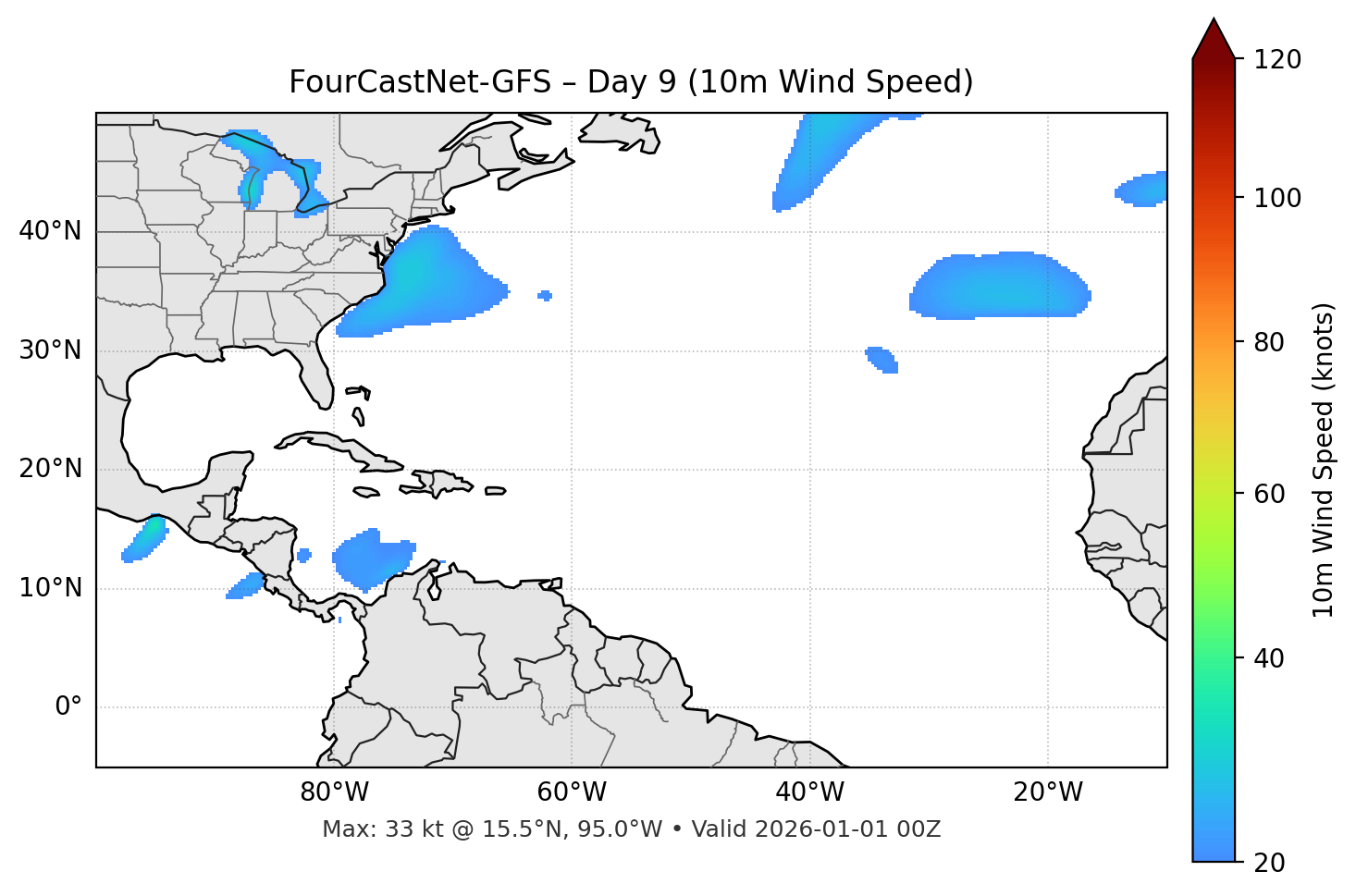 FourCastNet-GFS - Day 09
