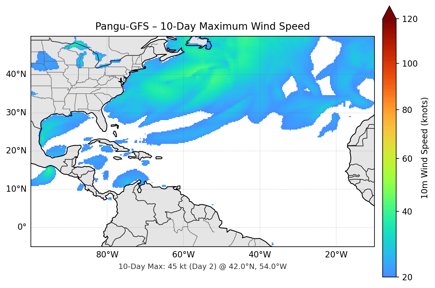Pangu-GFS 10-Day Max