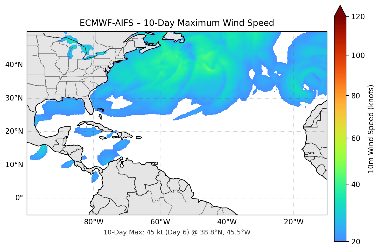 ECMWF-AIFS 10-Day Max