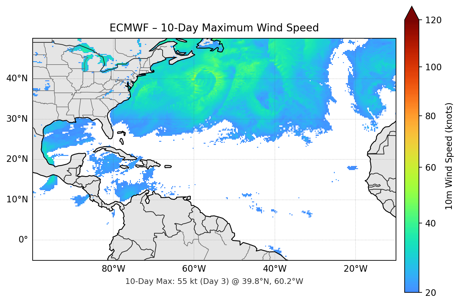 ECMWF 10-Day Max