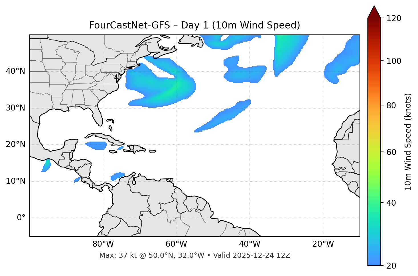 FourCastNet-GFS - Day 01