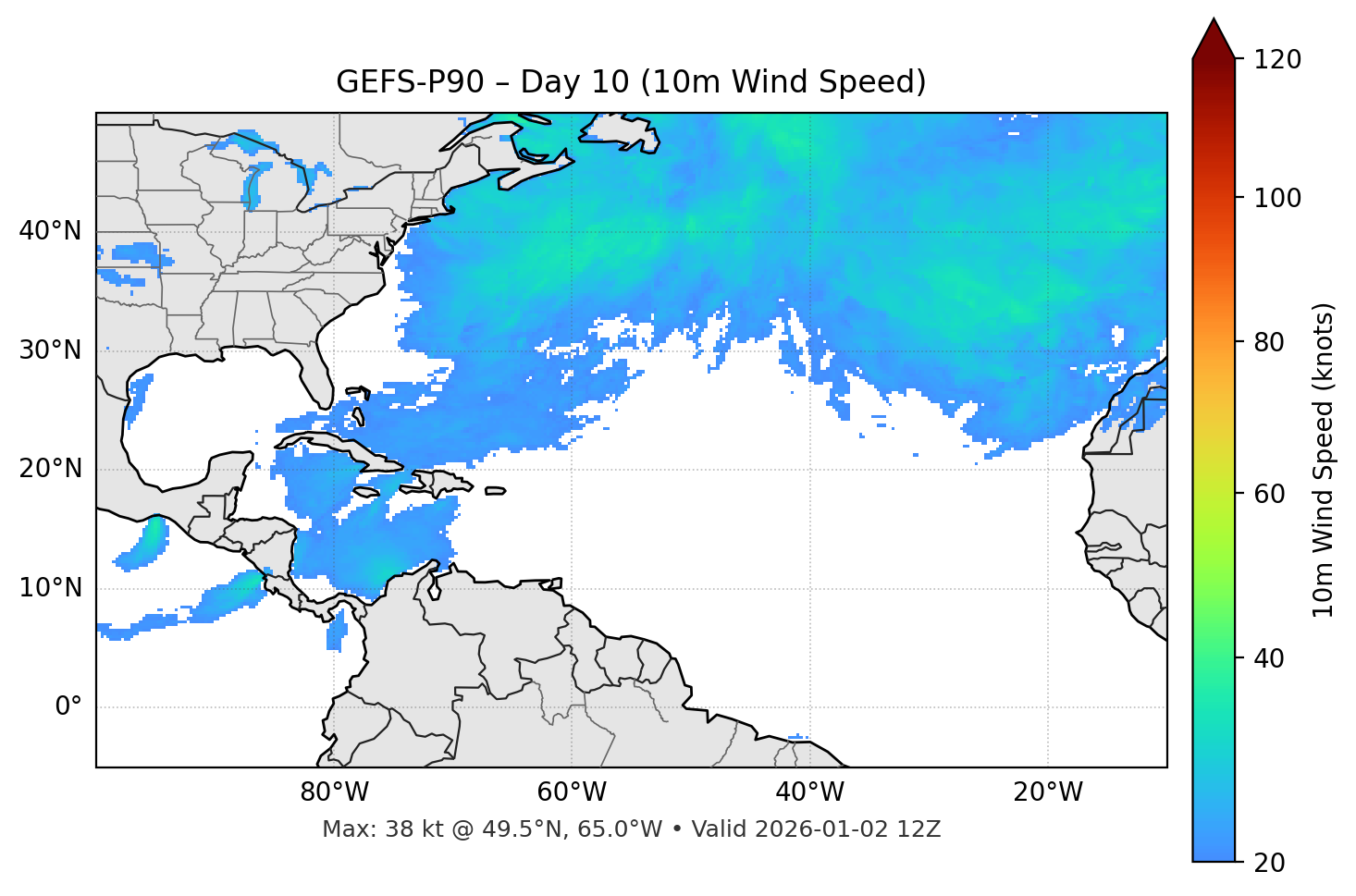 GEFS-P90 - Day 10