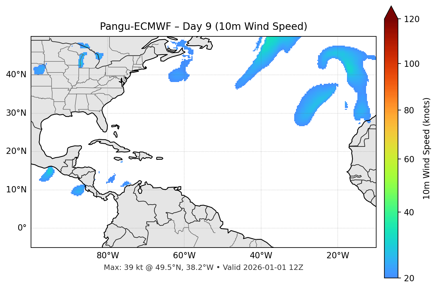 Pangu-ECMWF - Day 09