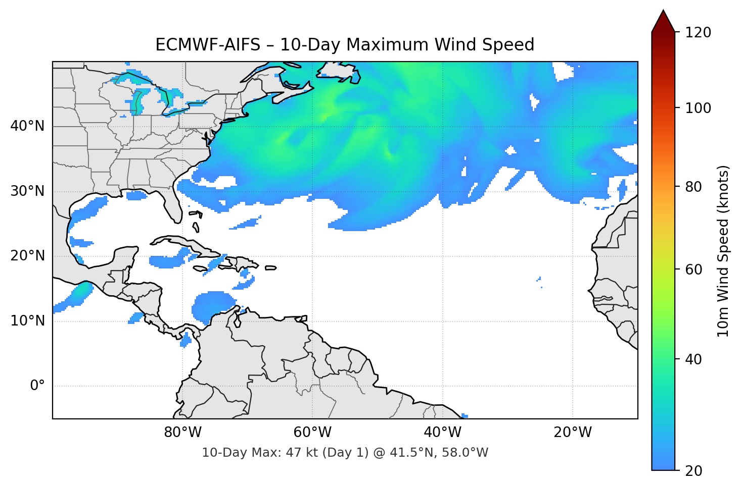 ECMWF-AIFS 10-Day Max