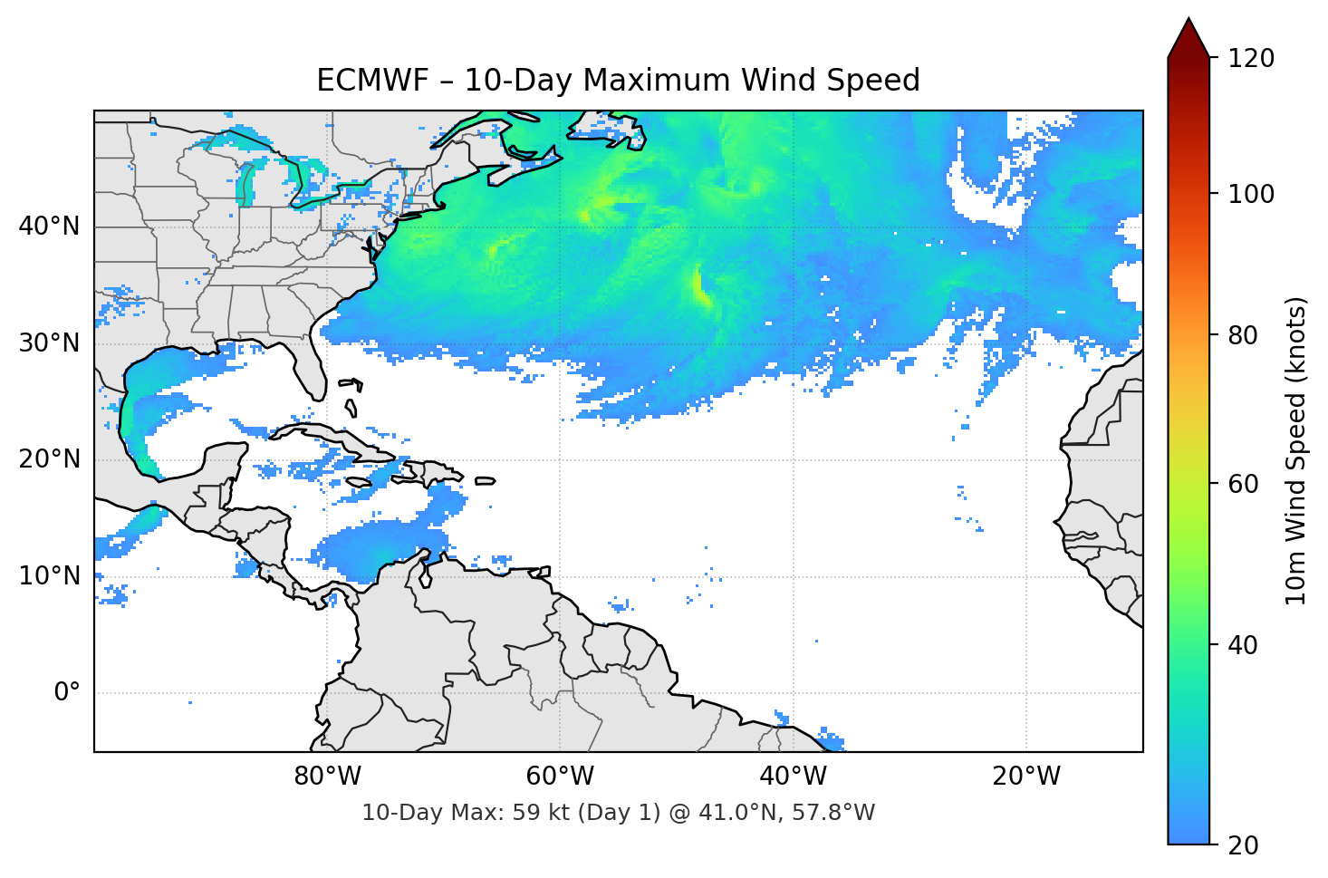 ECMWF 10-Day Max