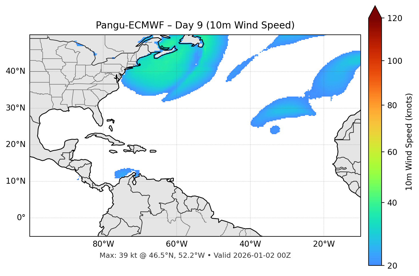 Pangu-ECMWF - Day 09