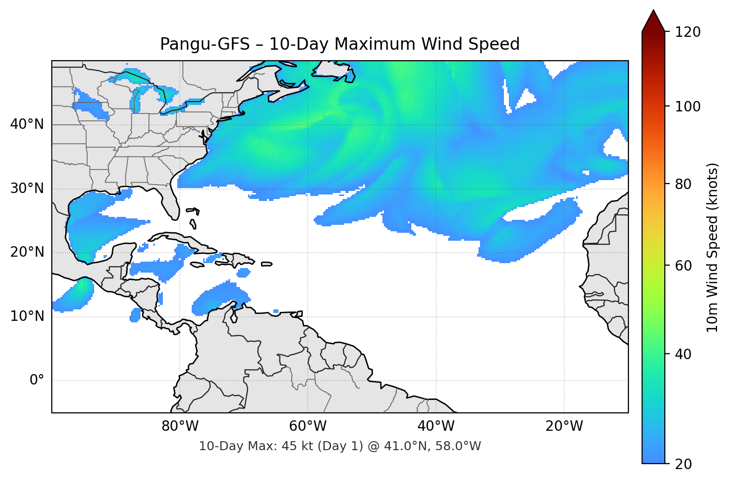 Pangu-GFS 10-Day Max