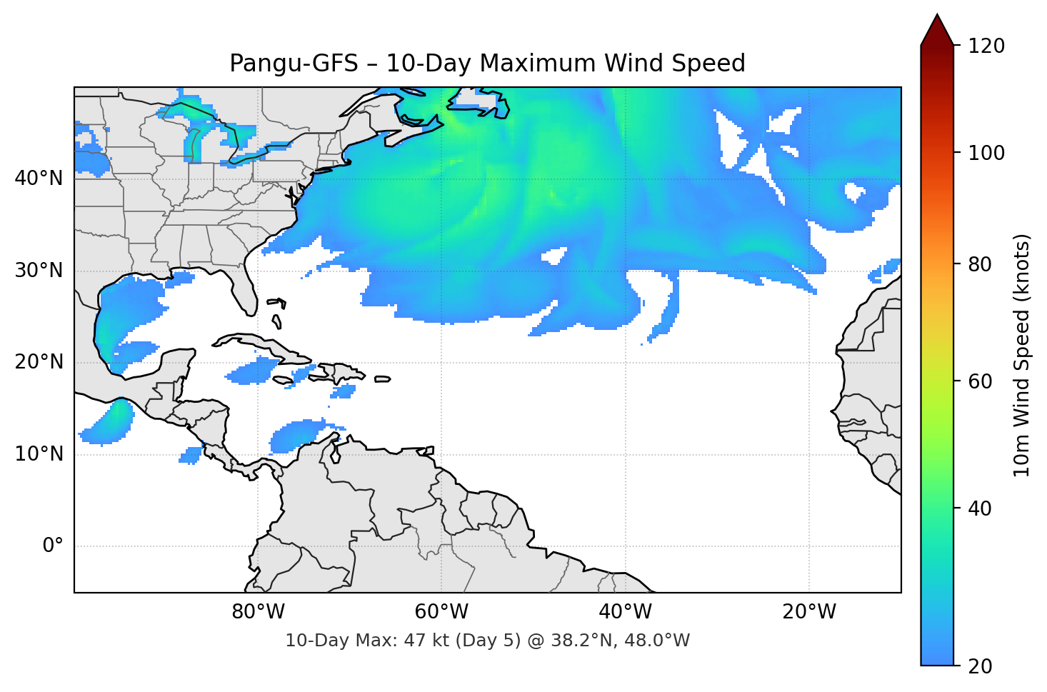 Pangu-GFS 10-Day Max