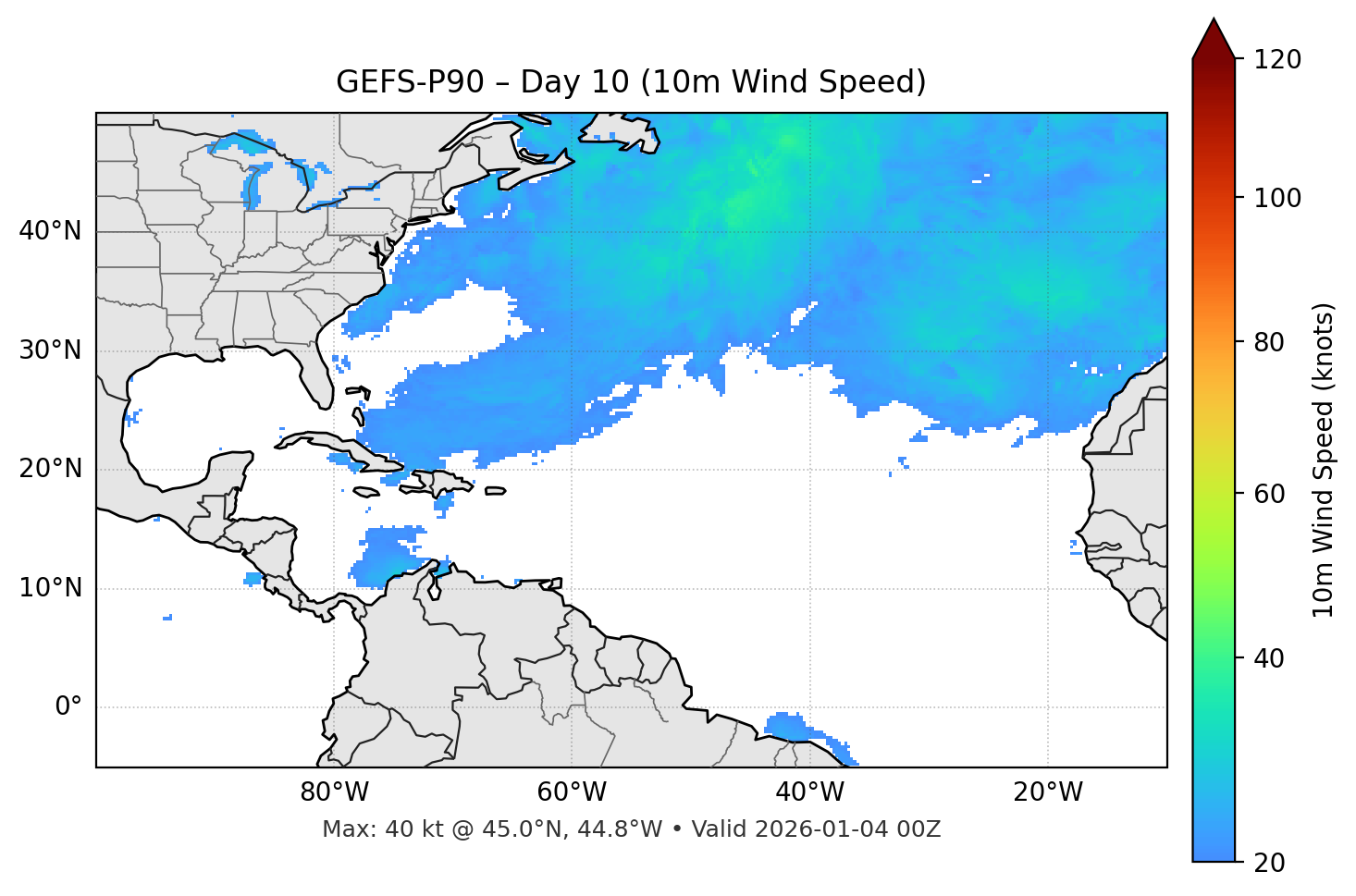 GEFS-P90 - Day 10