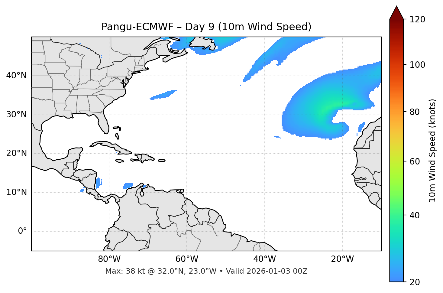 Pangu-ECMWF - Day 09