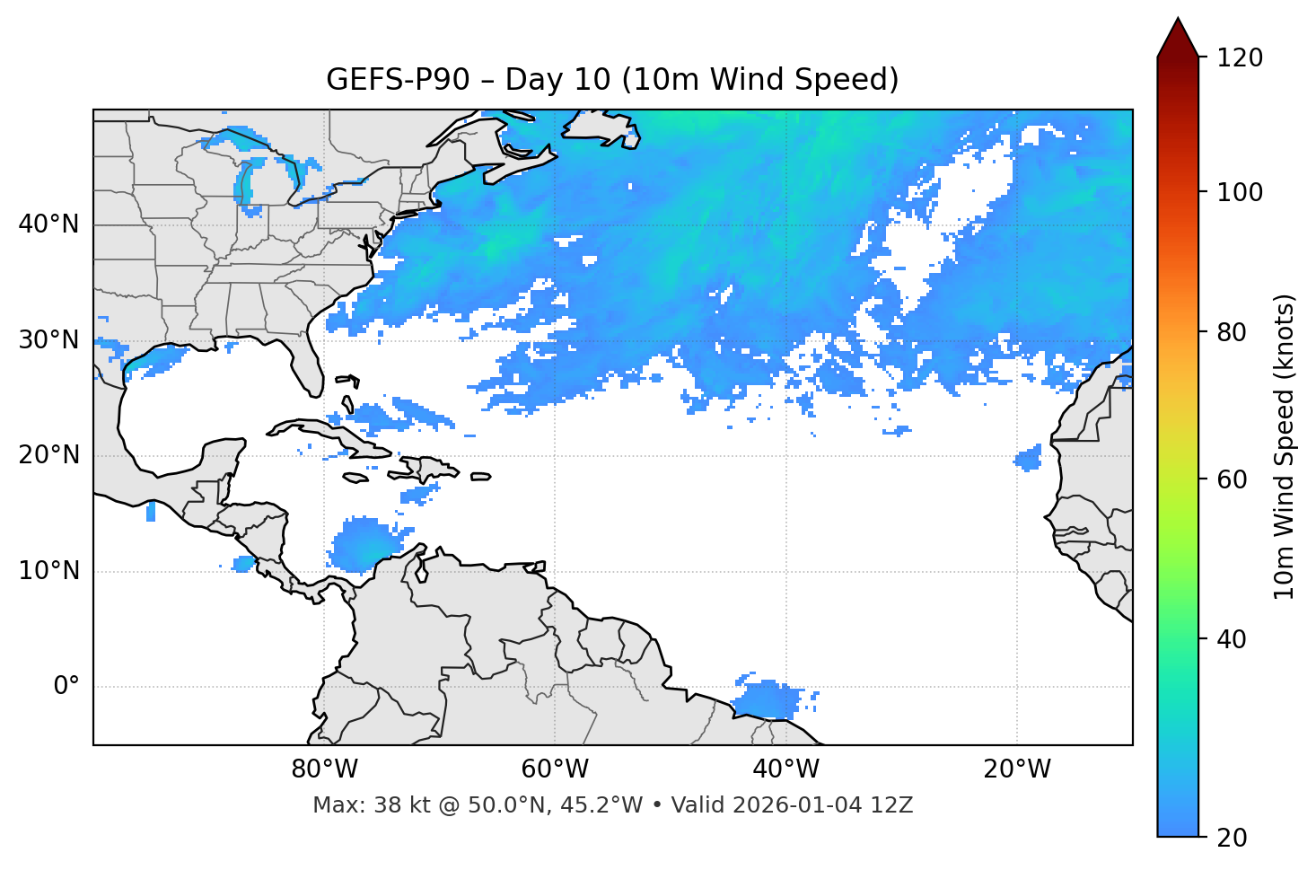 GEFS-P90 - Day 10