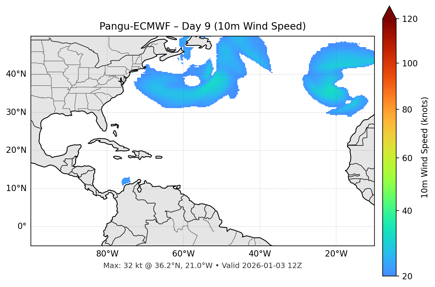 Pangu-ECMWF - Day 09