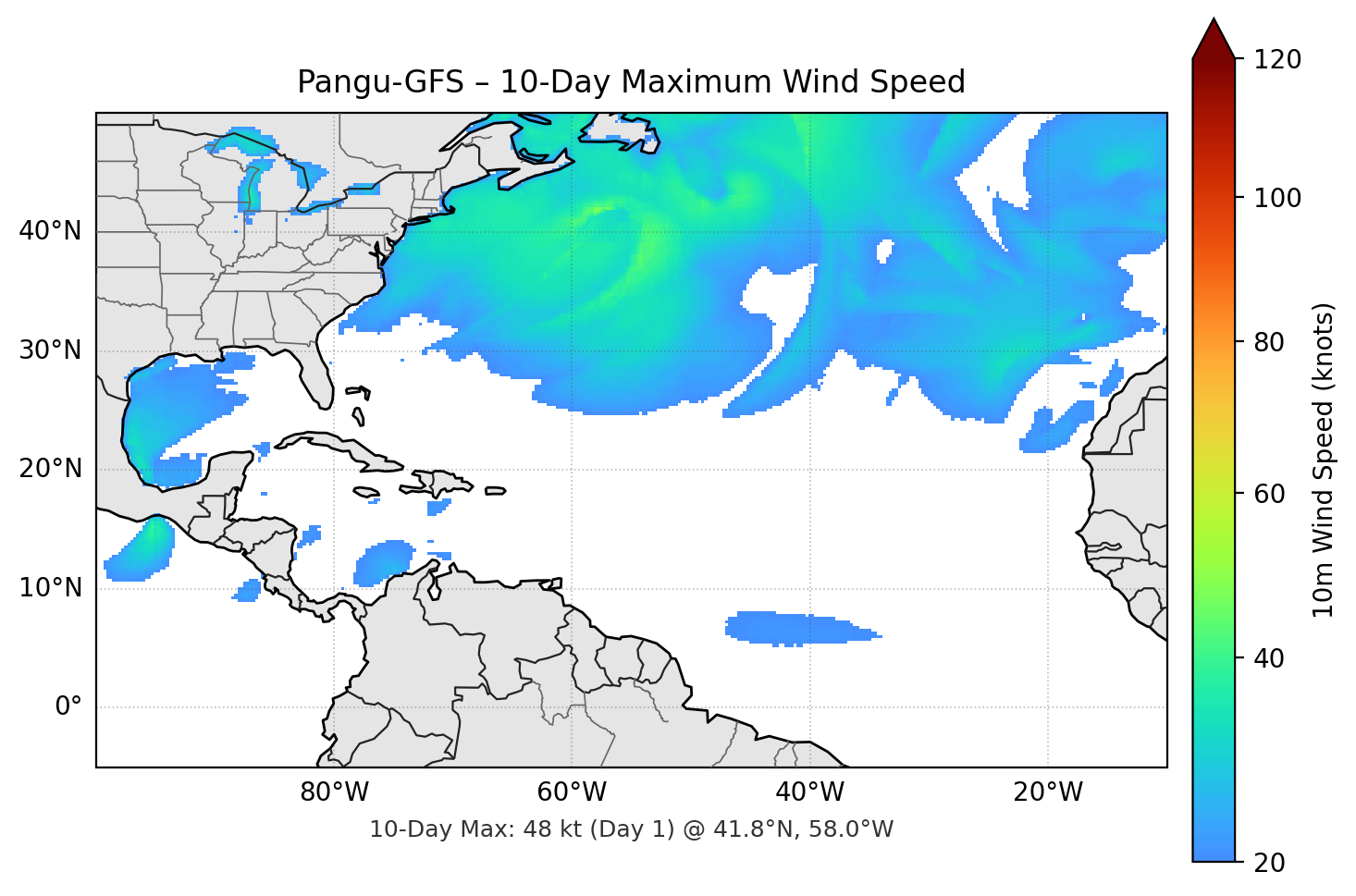 Pangu-GFS 10-Day Max