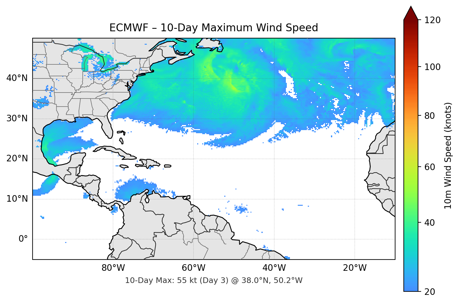 ECMWF 10-Day Max