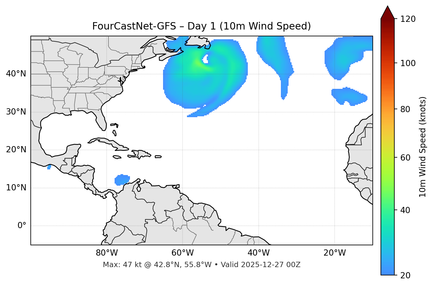FourCastNet-GFS - Day 01
