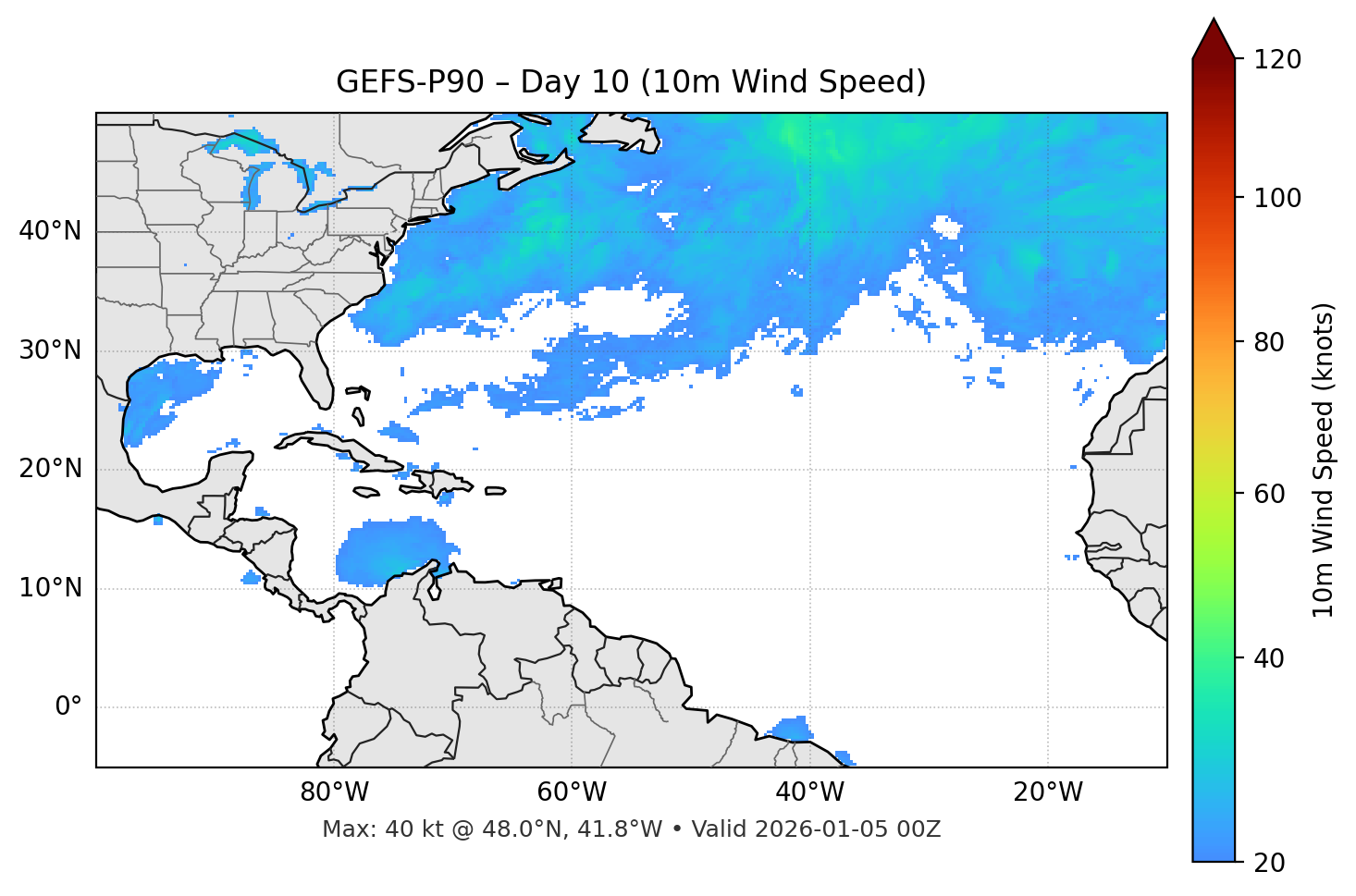 GEFS-P90 - Day 10