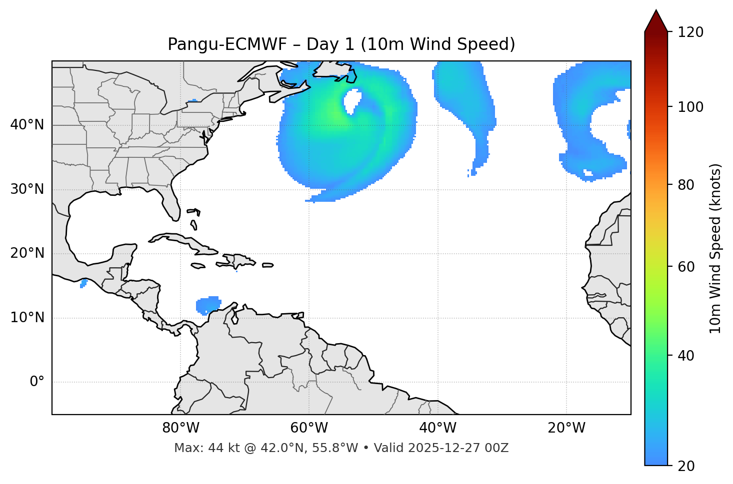 Pangu-ECMWF - Day 01