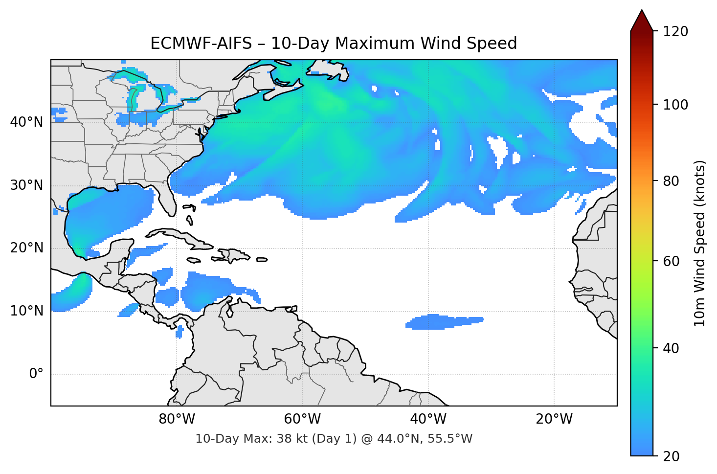 ECMWF-AIFS 10-Day Max