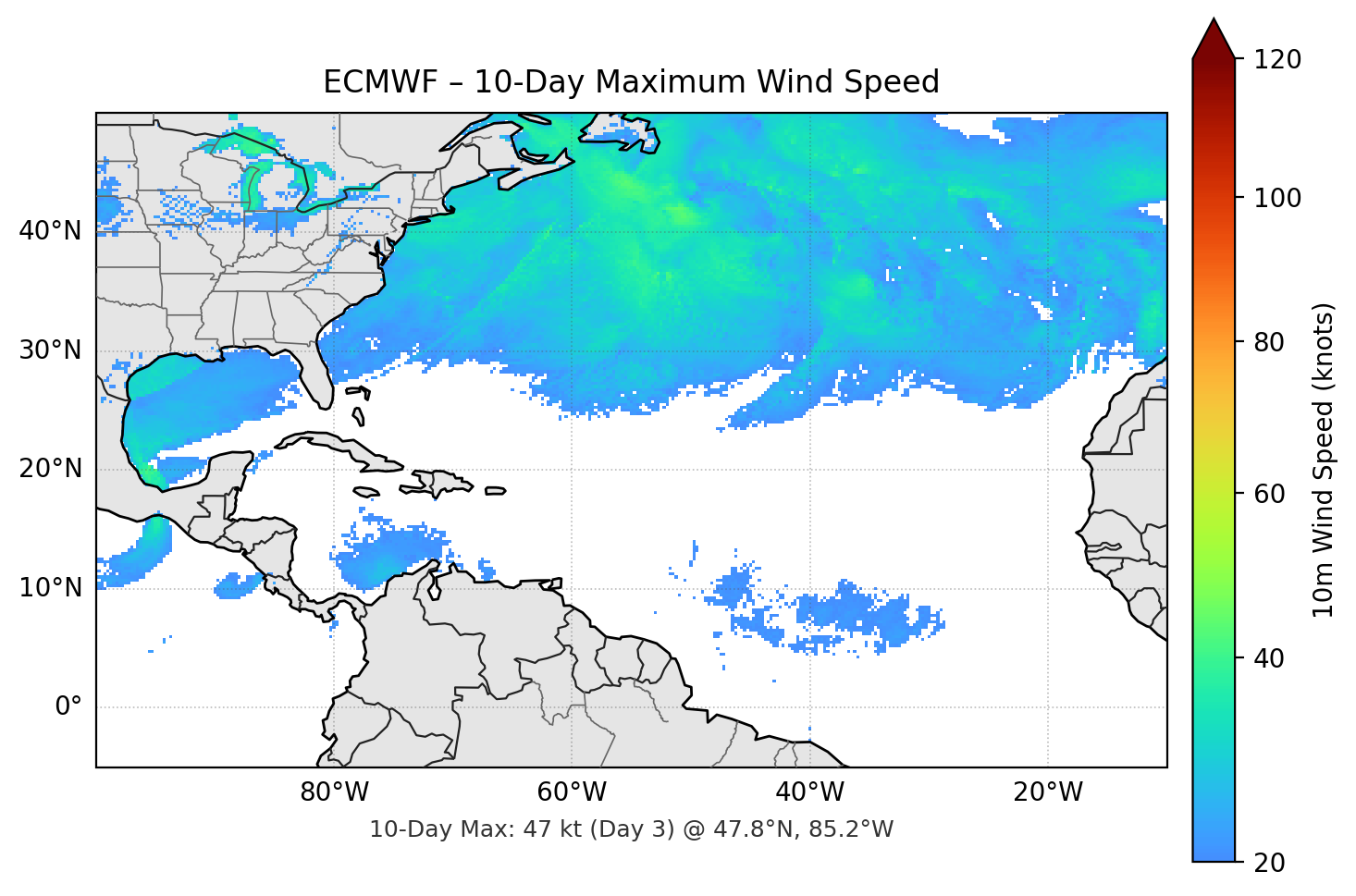 ECMWF 10-Day Max