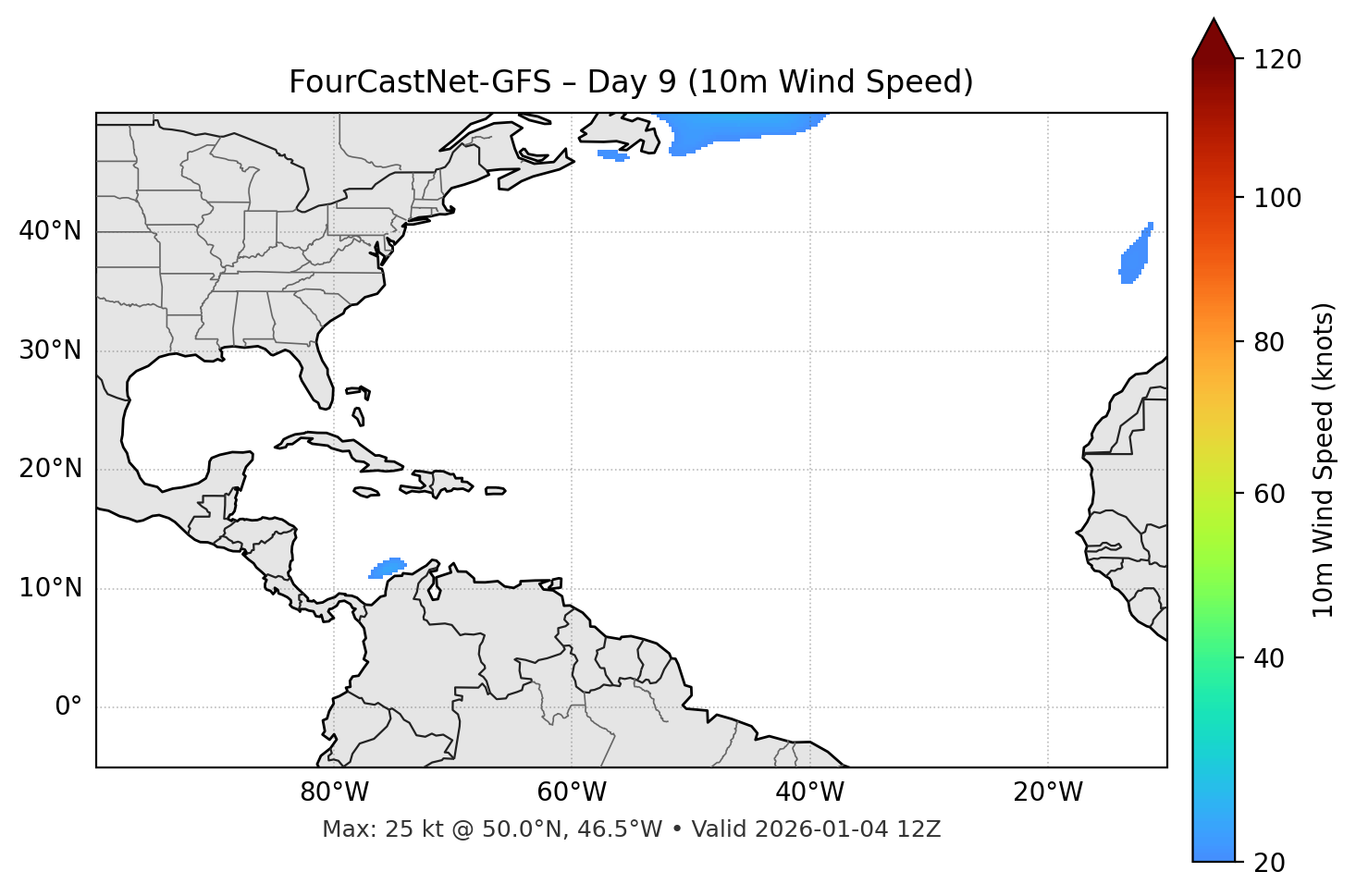 FourCastNet-GFS - Day 09