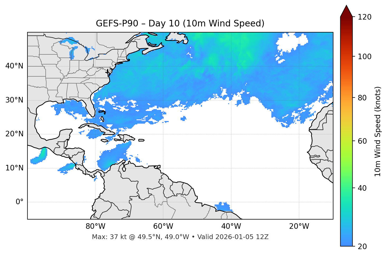 GEFS-P90 - Day 10