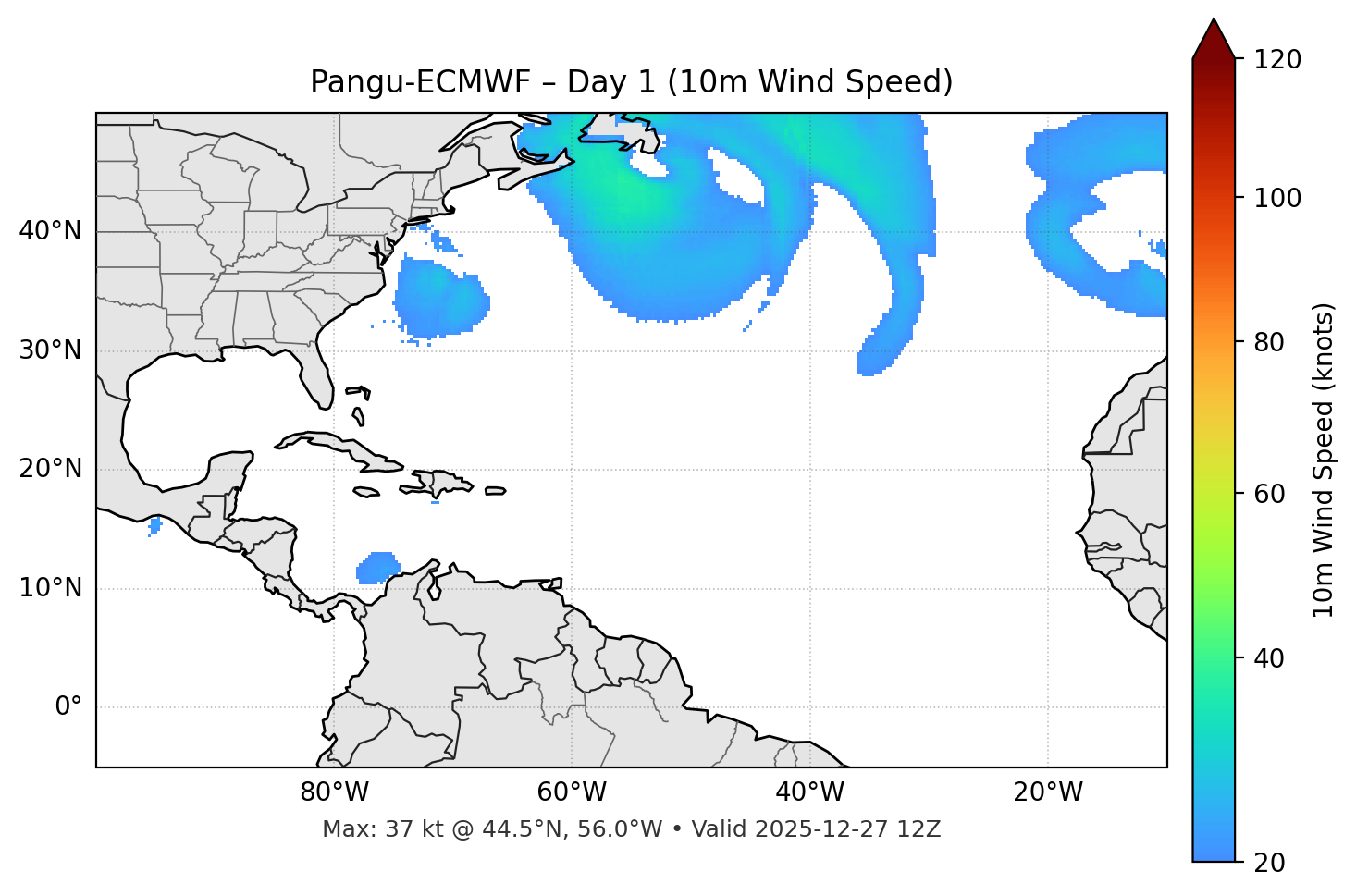 Pangu-ECMWF - Day 01