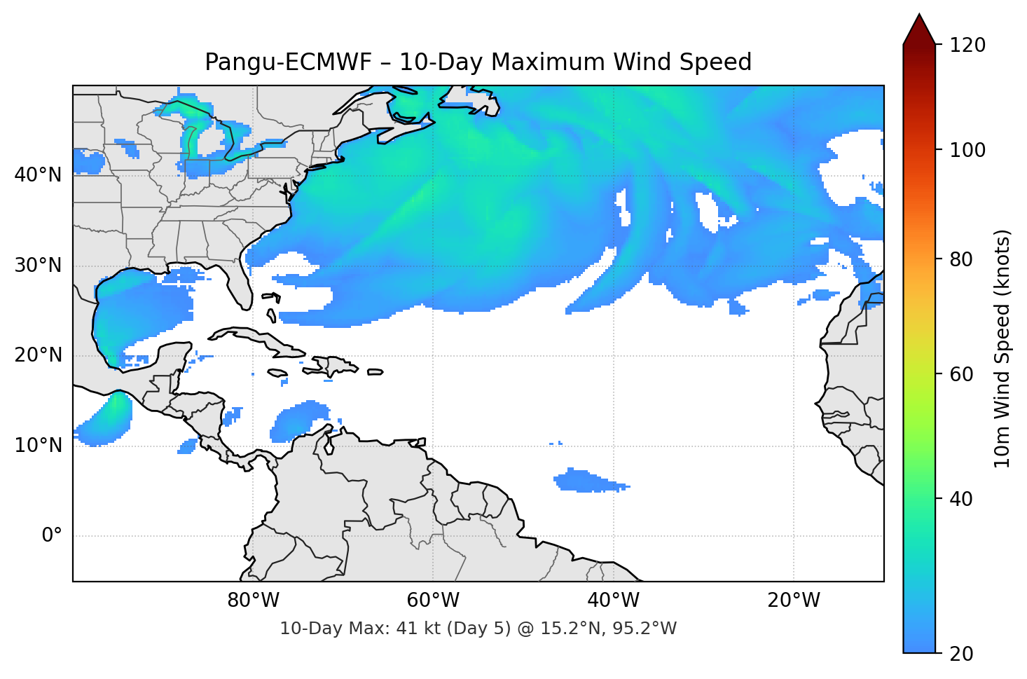 Pangu-ECMWF 10-Day Max