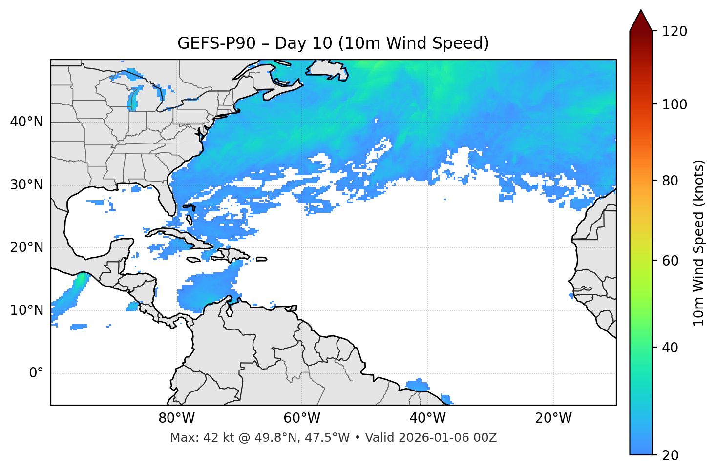 GEFS-P90 - Day 10