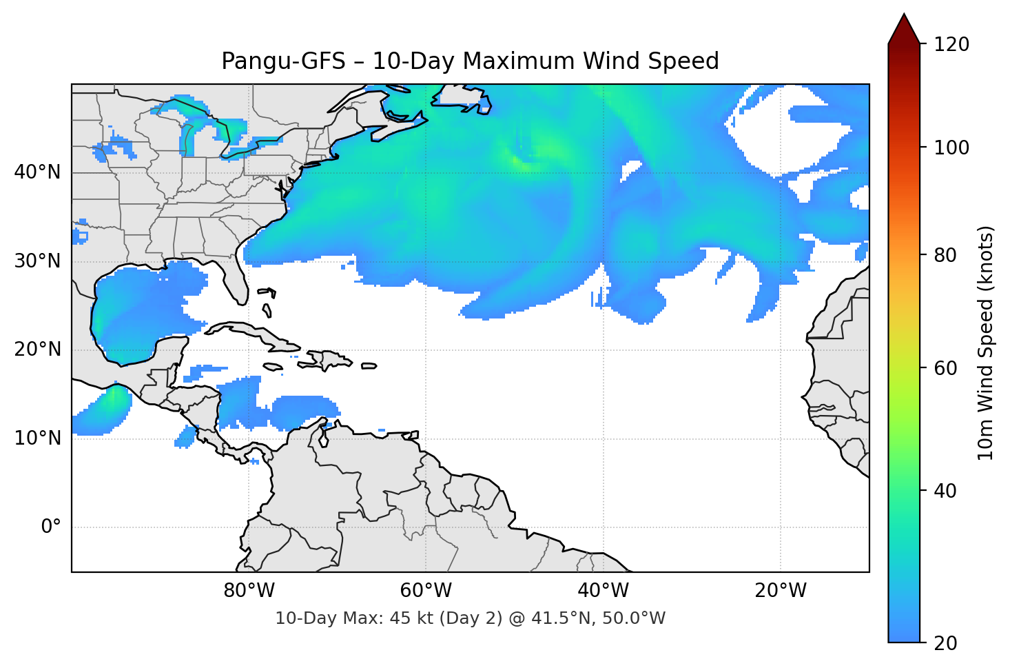 Pangu-GFS 10-Day Max